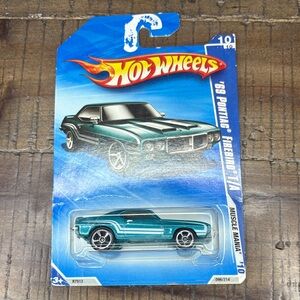 2009 Mattel Hot Wheels '69 Pontiac Firebird T/A - Teal Bundle 2/$15